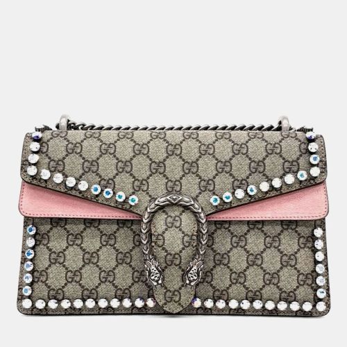 Pink Canvas and Leather Dionysus Chain Shoulder Bag - Gucci - Modalova