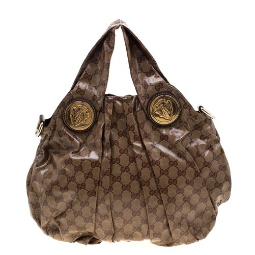 GG crystal Canvas Small Hysteria Hobo - Gucci - Modalova