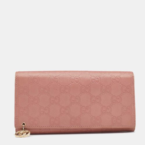 Ssima Leather Interlocking G Continental Wallet - Gucci - Modalova