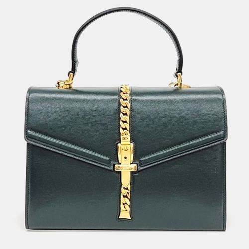 Leather Sylvie 1969 Top Handle Bag - Gucci - Modalova