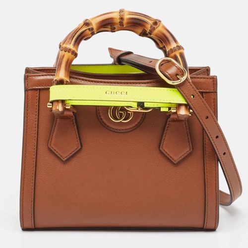 Gucci Brown Leather Mini Diana Tote - Gucci - Modalova