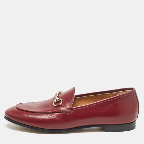 Leather Jordaan Loafers Size 39.5 - Gucci - Modalova