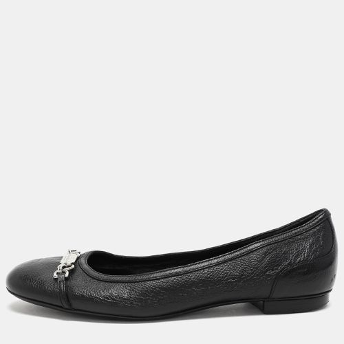 Leather Embellished Ballet Flats Size 36.5 - Gucci - Modalova