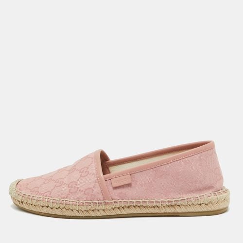 GG Canvas Espadrille Flats Size 37 - Gucci - Modalova