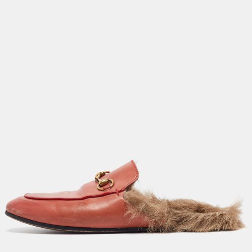 Leather Princetown Flat Mules Size 37 - Gucci - Modalova