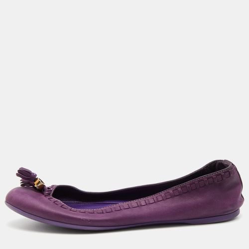 Leather Tassel Ballet Flats Size 35 - Gucci - Modalova