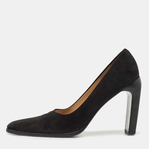 Suede Square Toe Pumps Size 38.5 - Gucci - Modalova