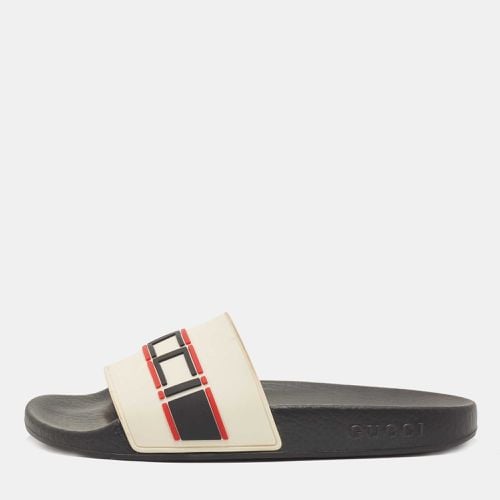 Off Rubber Logo Slides Size 38 - Gucci - Modalova