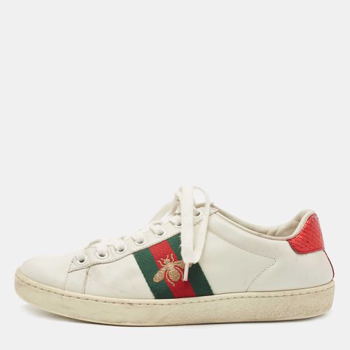 Leather Bee Embroidered Ace Sneakers Size 35.5 - Gucci - Modalova