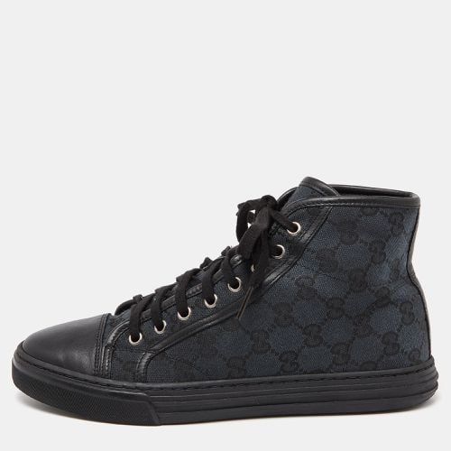 GG Canvas and Leather Brooklyn High Top Sneakers Size 37.5 - Gucci - Modalova