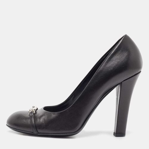 Leather Round Toe Pumps Size 39 - Gucci - Modalova