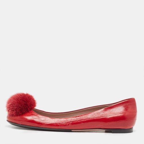 Eel Pom Pom Ballet Flats Size 36 - Gucci - Modalova