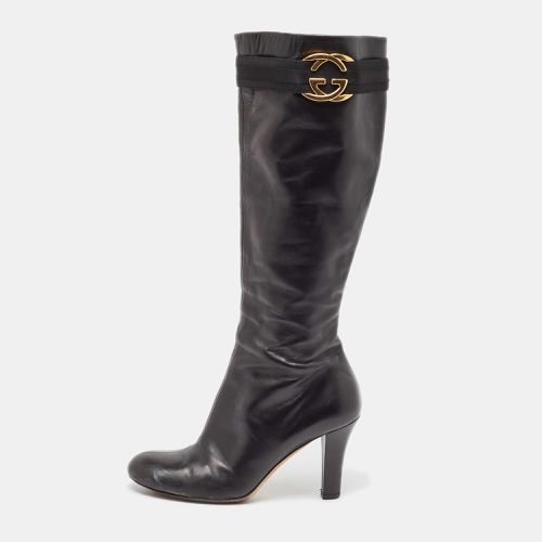 Leather Sukey Knee Length Boots Size 38 - Gucci - Modalova