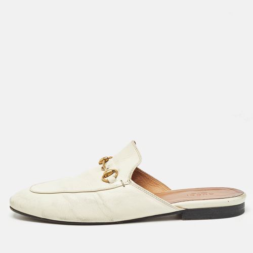 Leather Princetown Mules Size 40 - Gucci - Modalova