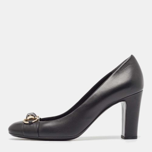 Leather Horsebit Pumps Size 38.5 - Gucci - Modalova