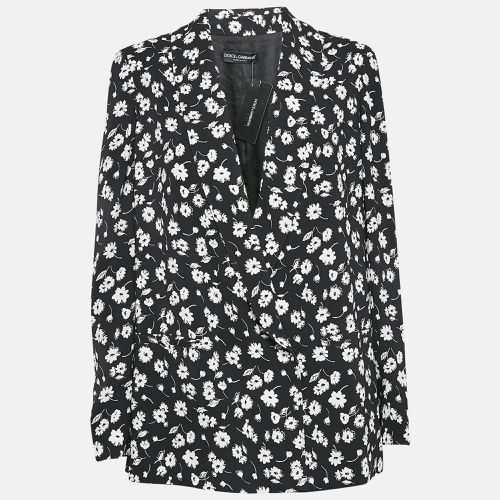 Floral Print Crepe Blazer M - Dolce & Gabbana - Modalova