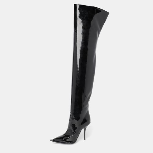 Patent Leather Thigh High Boots Size 36 - Dolce & Gabbana - Modalova