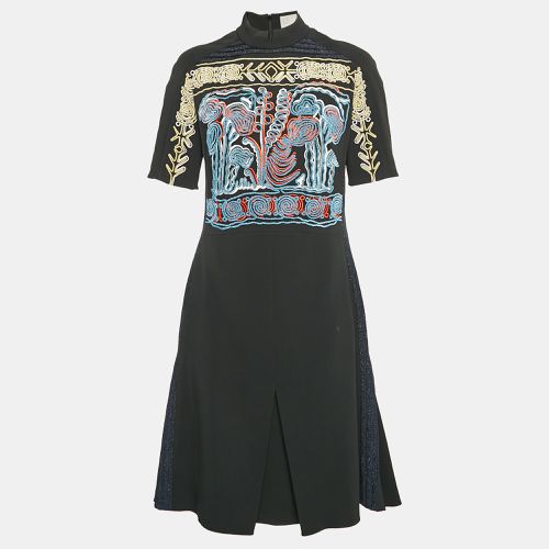 Peter Pilotto Embroidered Crepe Lace Trim Short Dress M - Dolce & Gabbana - Modalova