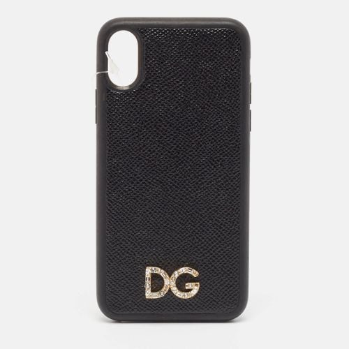 DG Logo Crystals iPhone X Case - Dolce & Gabbana - Modalova