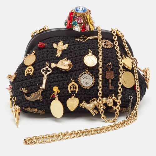 Crochet Embellished Frame Chain Bag - Dolce & Gabbana - Modalova