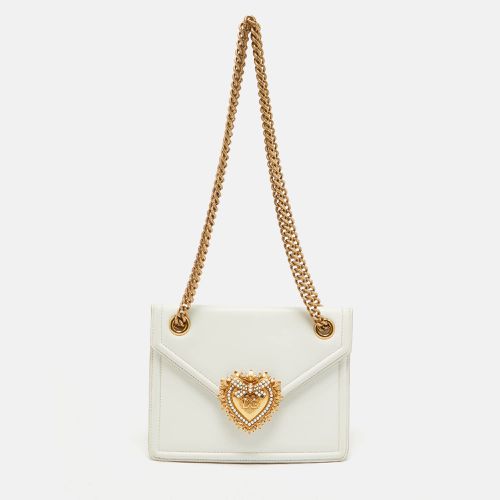 Leather Devotion Chain Shoulder Bag - Dolce & Gabbana - Modalova