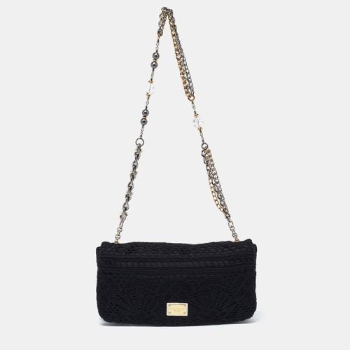 Lace Chain Flap Shoulder Bag - Dolce & Gabbana - Modalova