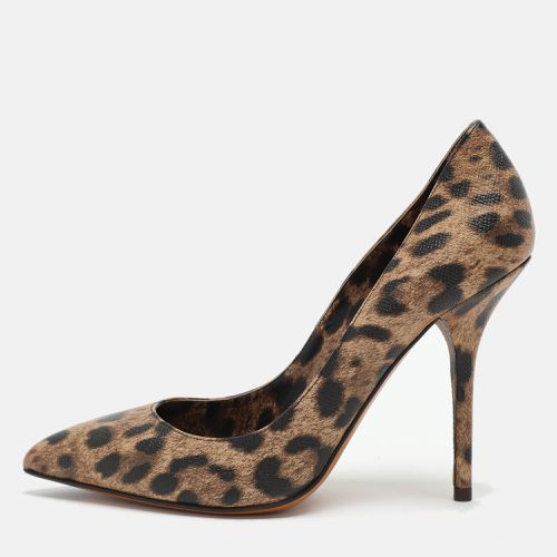 Leopard Print Leather Pumps Size 39 - Dolce & Gabbana - Modalova