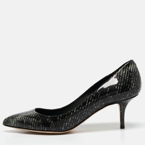 Printed Patent Leather Pointed Toe Pumps Size 40 - Dolce & Gabbana - Modalova