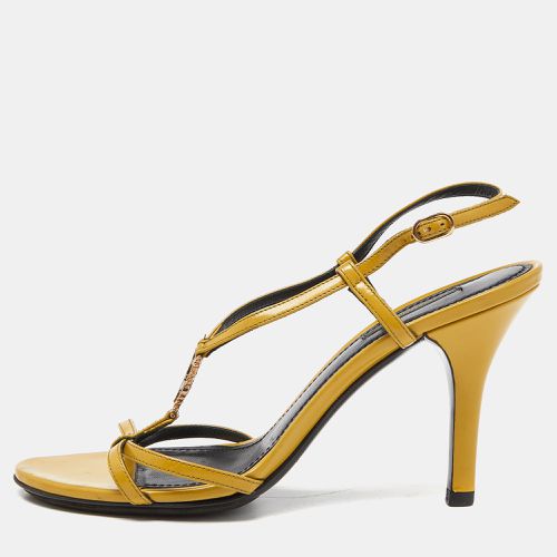 Patent Leather Heritage T-Strap Sandals Size 38 - Dolce & Gabbana - Modalova