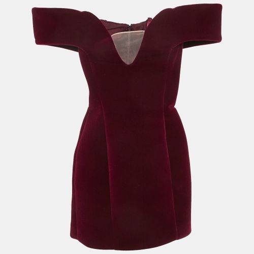 Velvet Off-Shoulder Mini Dress S - David Koma - Modalova