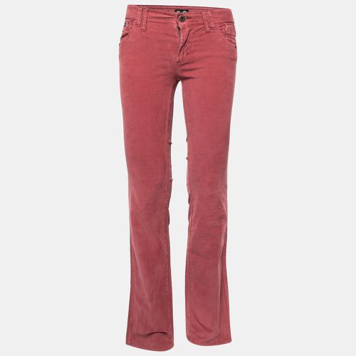 Corduroy Low Rise Boot-Cut Tight Fit Pants S Waist 29" - D&G - Modalova