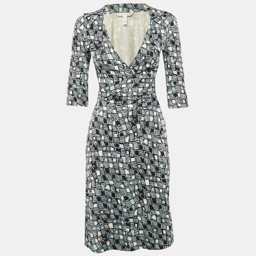 Printed Silk Jersey Wrap Dress M - Diane Von Furstenberg - Modalova