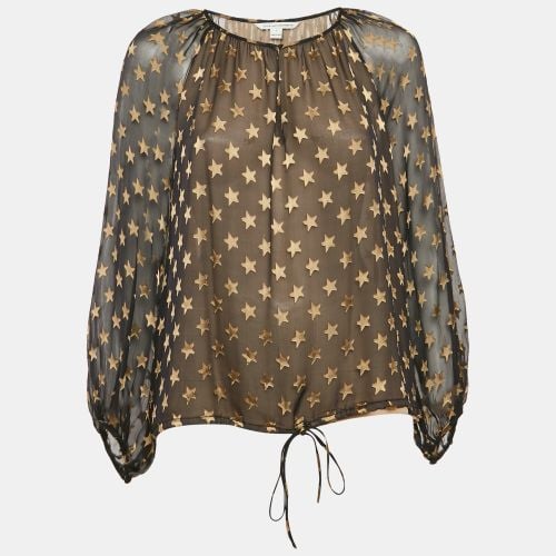 Star Jacquard Silk Blouse S - Diane Von Furstenberg - Modalova