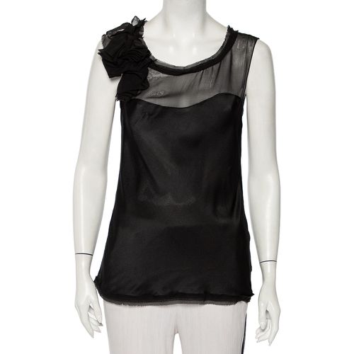 Silk Draped Detail Sleeveless Mell Top L - Diane Von Furstenberg - Modalova