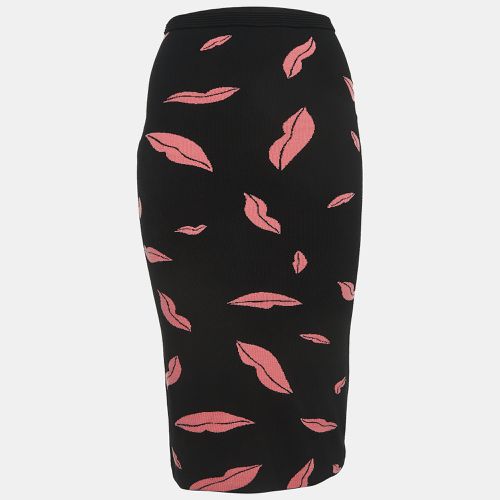 Pink Lips Patterned Knit Pencil Skirt XS - Diane Von Furstenberg - Modalova