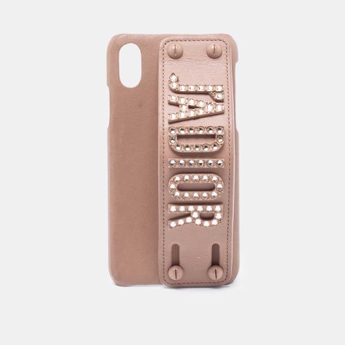 Leather J'A iPhone X/XS Cover - Dior - Modalova