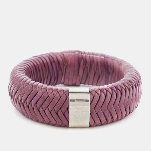 Leather Tone Wide Bracelet - Dior - Modalova