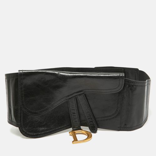 Glossy Leather Saddle Wrap Belt - Dior - Modalova