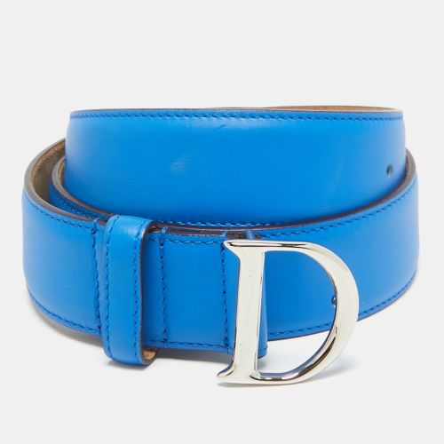 Leather D Buckle Belt 85 CM - Dior - Modalova