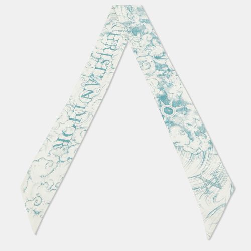 Green TheABC 'N' Nuage Print Silk Mitzah Scarf - Dior - Modalova