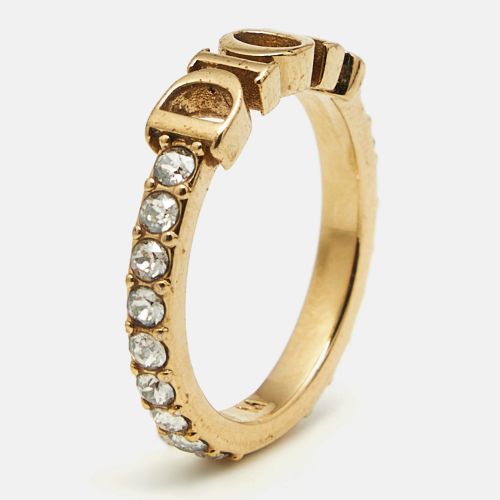 Christian Dio(R)evolution Crystals Tone Ring SIze 52 - Dior - Modalova