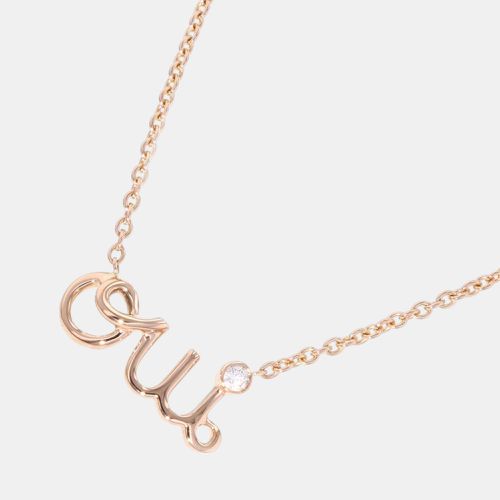 K Rose and Diamond Oui Pendant Necklace - Dior - Modalova