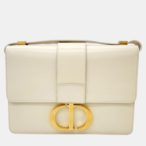 Beige Leather 30 Montaigne Shoulder Bag - Dior - Modalova