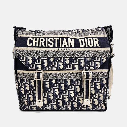 Christian Black Logo Oblique cmap Messenger Bag - Dior - Modalova