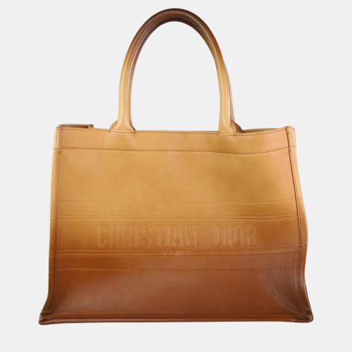 Ombre Gradient Leather Medium Book Tote Bag - Dior - Modalova