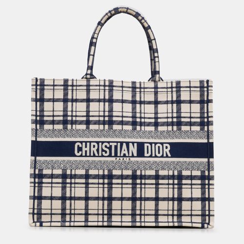 Dior Large Check n Dior Book Tote - Dior - Modalova