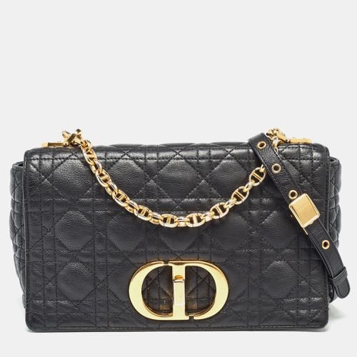 Cannage Leather Medium Caro Shoulder Bag - Dior - Modalova