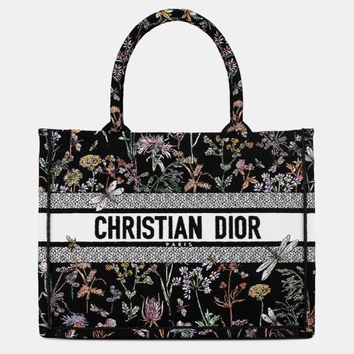 Medium Embroidered Herbarium Book Tote Bag - Dior - Modalova