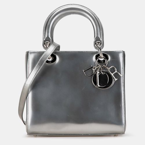 Medium Metallic Patent Lady - Dior - Modalova