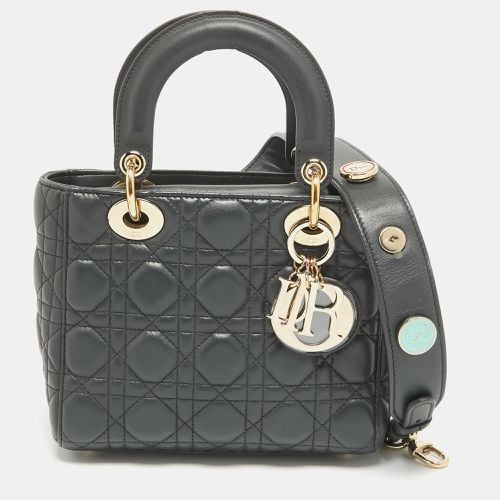 Dark Cannage Leather Small Lady My ABC Bag - Dior - Modalova